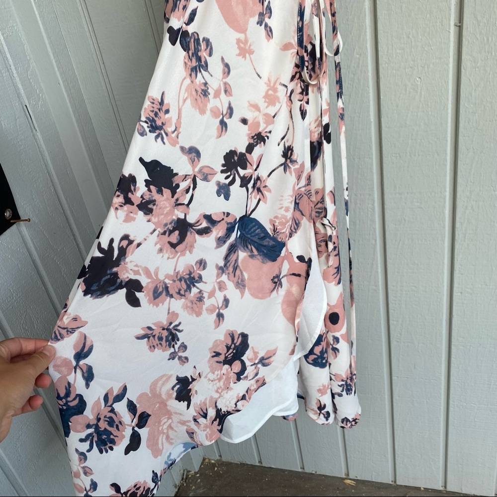 Yumi Kim Floral Midi Dress in Pink and Blue - Picture 12 of 14